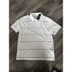 Under Armour Golf Polo Shirt Men’s Size Large White Embroidered